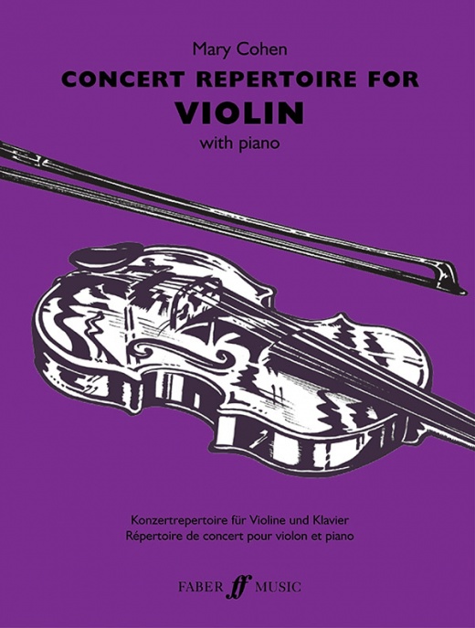 Concert Repertoire for Violin Book