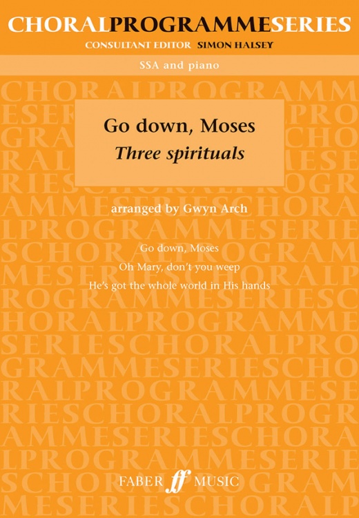 Go Down, Moses: Three Spirituals Book