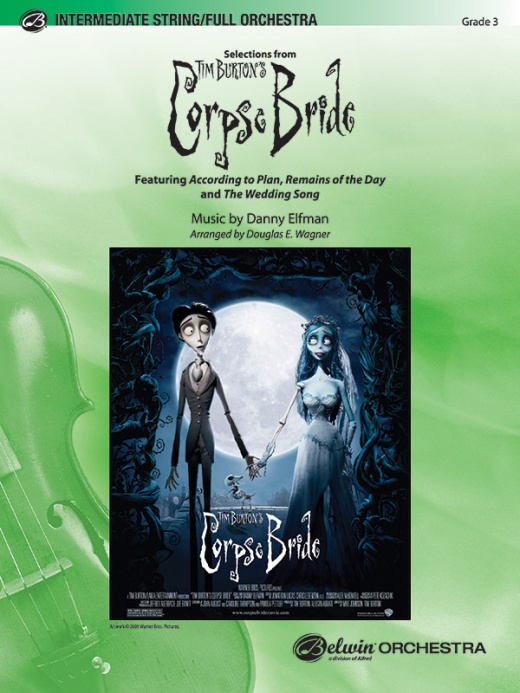 Corpse Bride Conductor Score & Parts by Danny Elfman