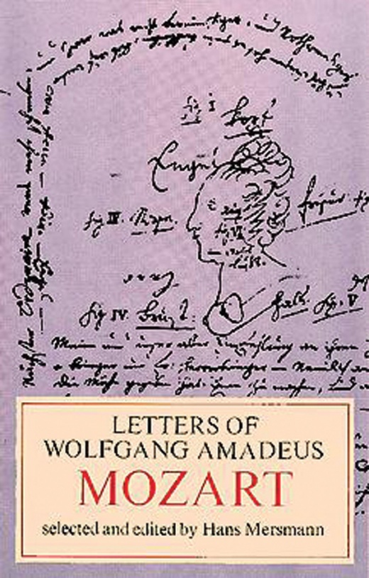 Letters of Wolfgang Amadeus Mozart Book