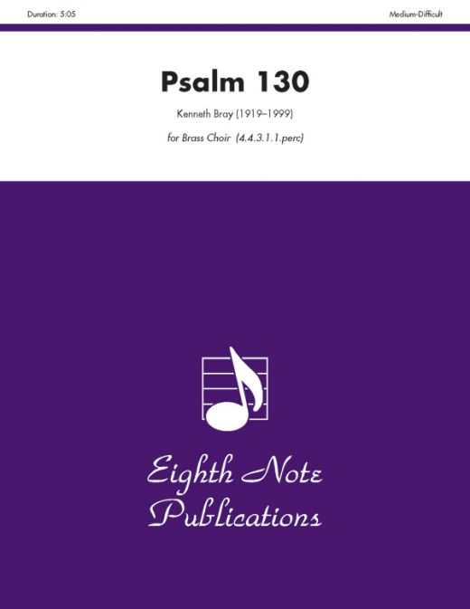 Psalm 130 Score & Parts for Brass Choir Ensemble