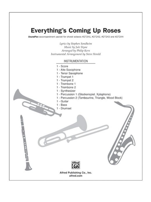 Everything's Coming Up Roses From The Musical Gypsy Instrumental Parts