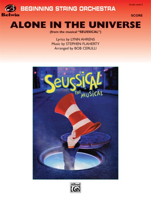 Alone In The Universe (From Seussical The Musical) Conductor Score & Parts