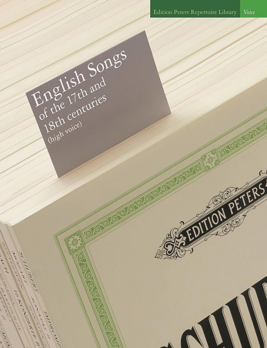 English Songs Of The 17Th And 18Th Centuries (High Voice) 26 Songs Book