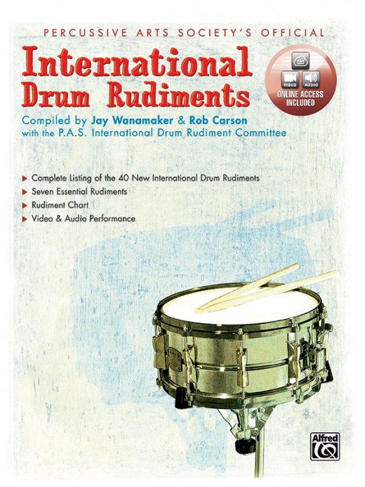 International Drum Rudiments Book & Online Video/Audio