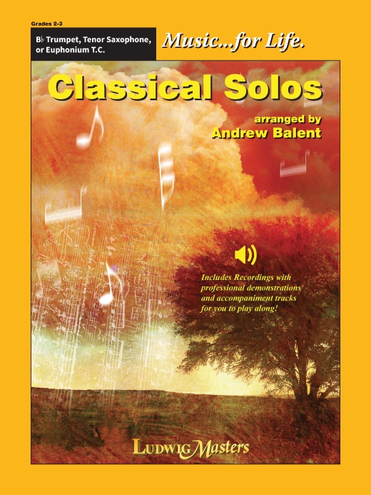 Classical Solos Book for Trumpet, Tenor Saxophone, Euphonium T.C. - LudwigMasters