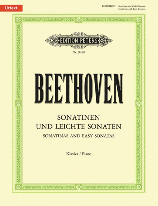 Sonatinas And Easy Sonatas For Piano Opp. 49, 79, Woo 47, 50, 51, Anh. 5; Urtext Book
