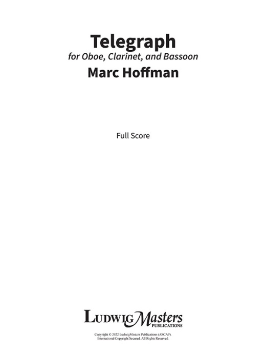 Telegraph Conductor Score