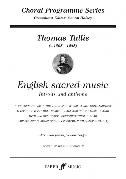 English Sacred Music Book by Thomas Tallis