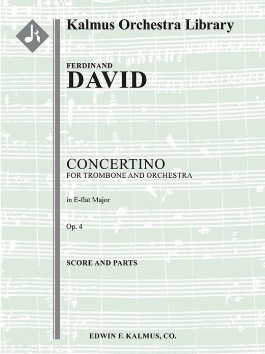 Concertino For Trombone, Op. 4 Conductor Score & Parts