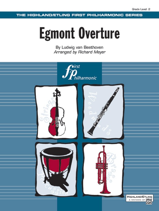 Egmont Overture Conductor Score & Parts for Young Full Orchestra