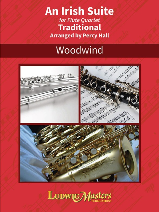 Irish Suite Conductor Score & Parts for Flute Quartet