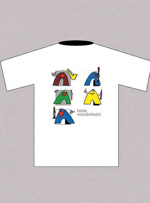 Taste Woodwinds! T-Shirt: White (Children's Medium)