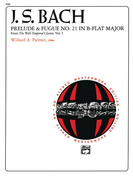J. S. Bach: Prelude And Fugue No. 21 In B-Flat Major Sheet Music