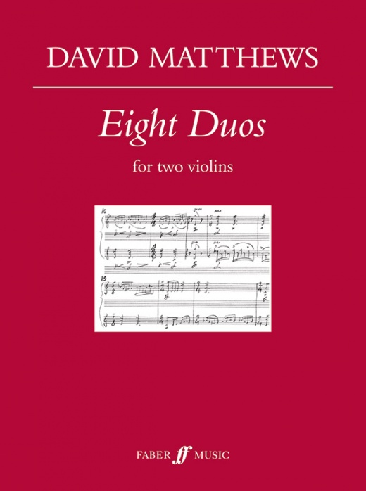 Eight Duos For Two Violins Book - Faber Edition