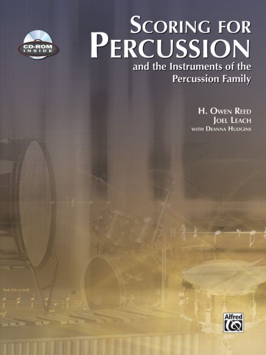 Scoring For Percussion And The Instruments Of The Percussion Family Book & CD-Rom