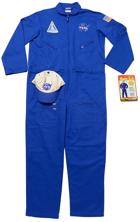 Flight Suit With Embroidered Cap, Adult