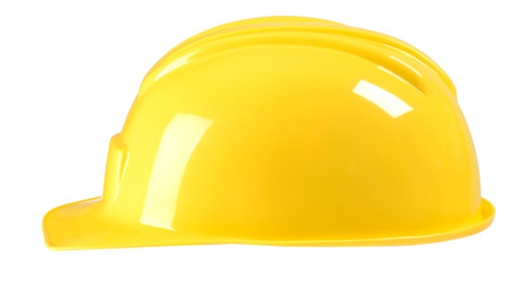 Construction Helmet With Sticker Sheet