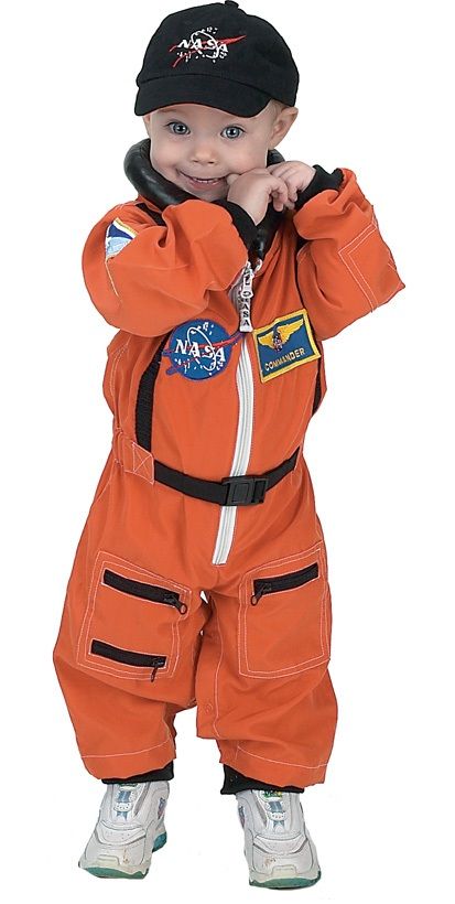 # Astronaut Suit W/Embroidered Cap, Size 18Month