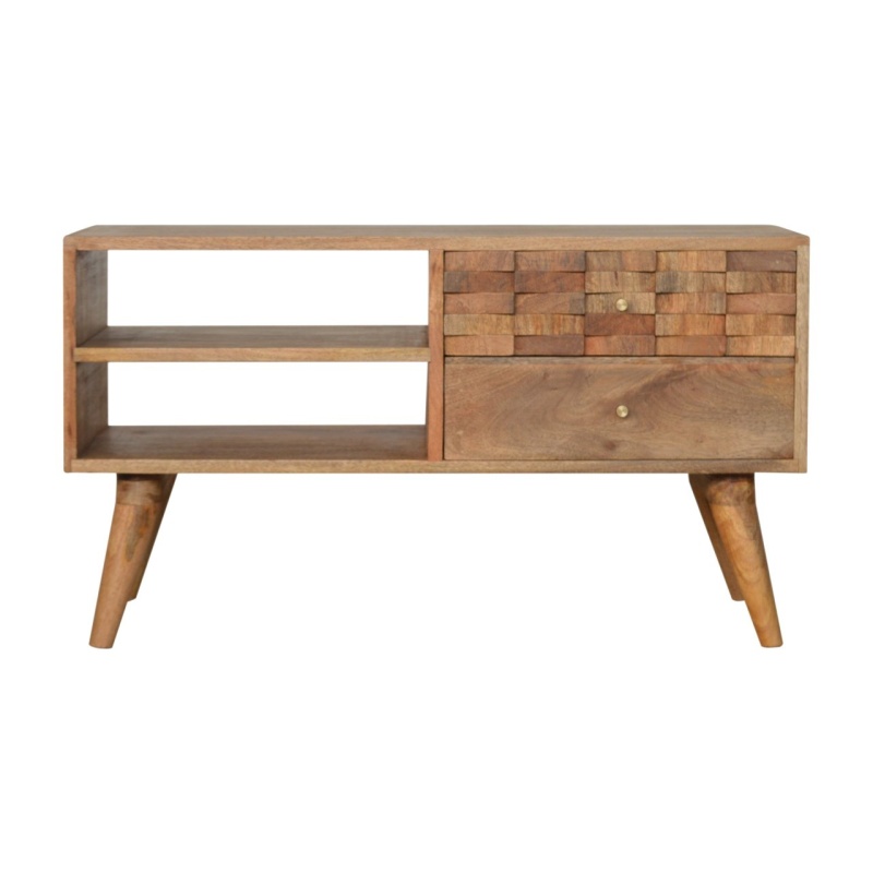 Tile Carved Tv Unit
