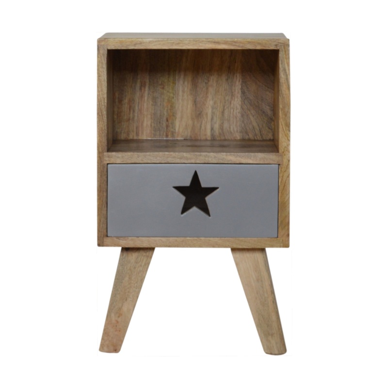 Small Star Painted Nightstand
