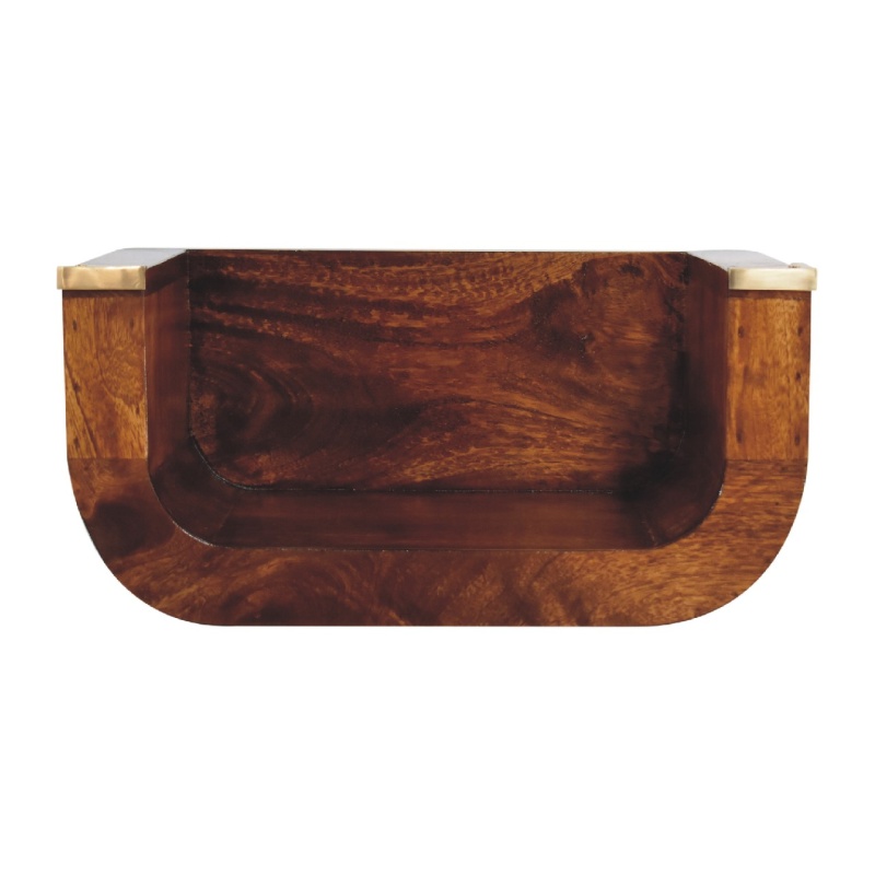 Indira Chestnut Floating Nightstand