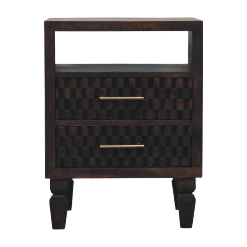Cadiz Carved Bedside Table
