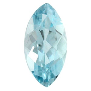10x5 Mm Marquise Shape Aquamarine in AA Grade from Brazil