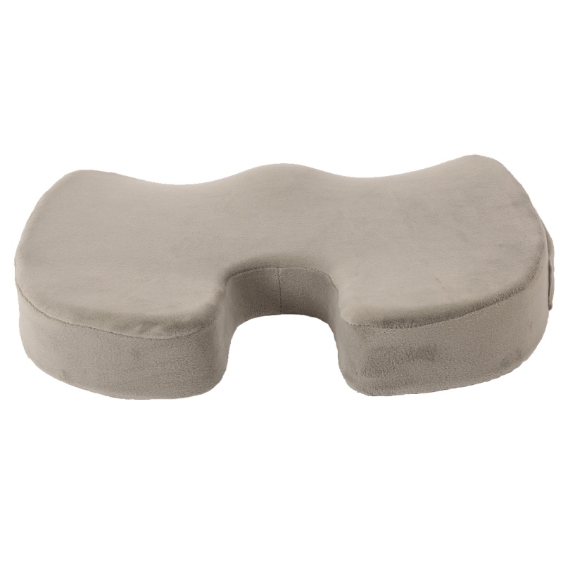 Gray Memory Foam Coccyx Seat Cushion