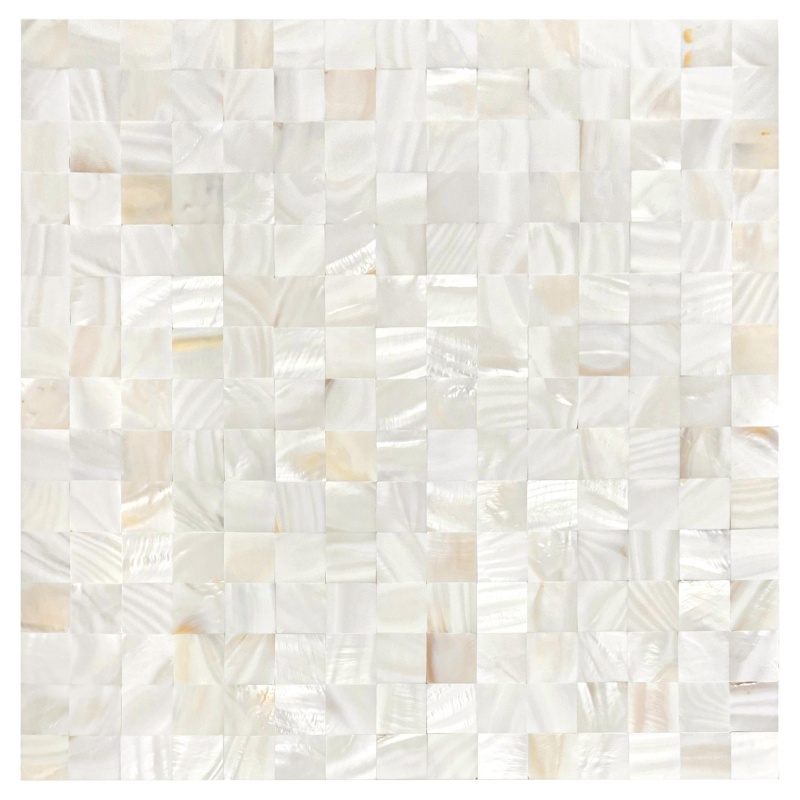 Art3D Mother of Pearl Shell Square Mosaic Tile