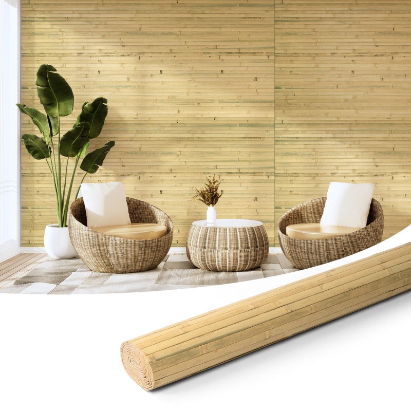 Natural Bamboo Wall Panel