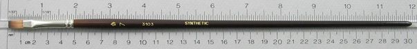 Trinity Brush Synthetic Hair 3103: Flat Size 7 Brush