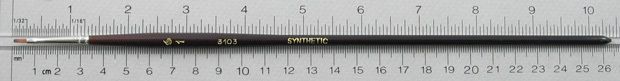 Trinity Brush Synthetic Hair 3103: Flat Brush