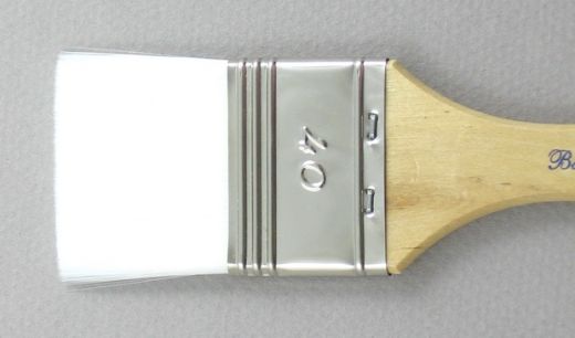 Synthetic Hair Series 207 Square Wash Size 40 Brush - Borciani & Bonazzi