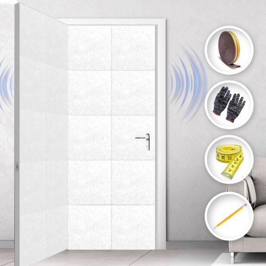 Arrowzoom Door Soundproofing Kit - Reduce Noise Pollution and Improve Your Living Space