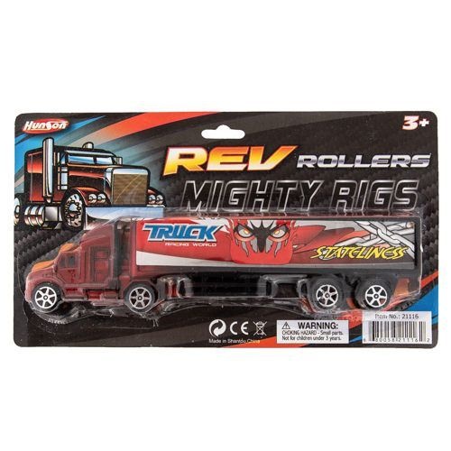 24 Pieces Pullback Rev Rollers Mighty Rig Semi-Truck - Cars, Planes ...