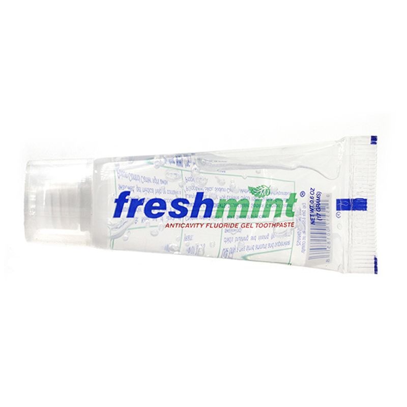 720 Pieces Freshmint 0.6 Oz. Clear Gel Anticavity Fluoride Toothpaste - Toothbrushes And Toothpaste