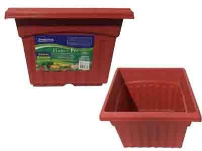 48 Pieces Flower Pot Planter Rectangle - Brown