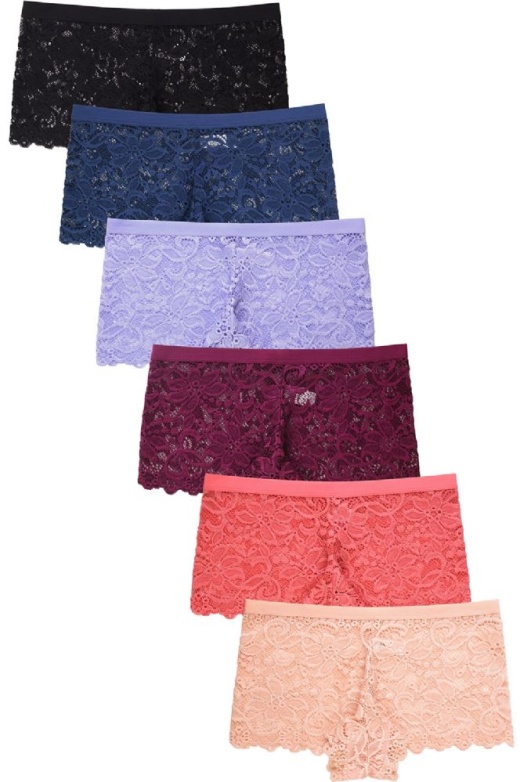 432 Pieces Sofra Ladies Lace Hipster Panty - Womens Panties & Underwear