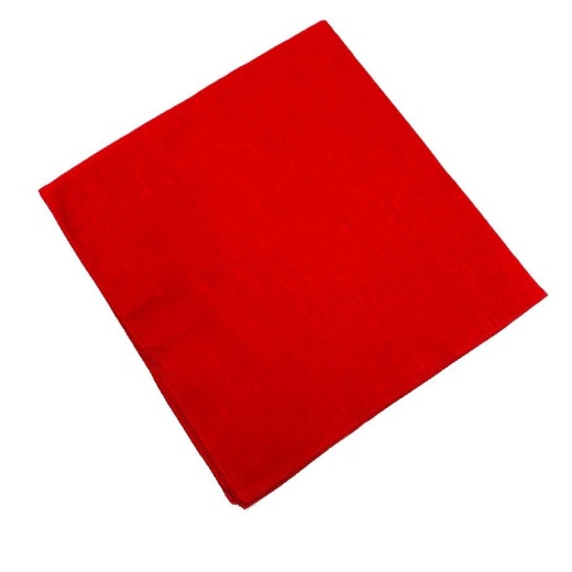 96 Pieces Bandana Solid Red - Bandanas