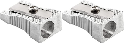 20 Pieces Single Hole Metal Pencil Sharpener 2 Pk - Sharpeners