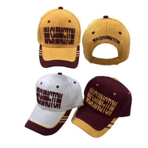 24 Pieces Washington Hat Window Shade Font - Baseball Caps & Snap Backs