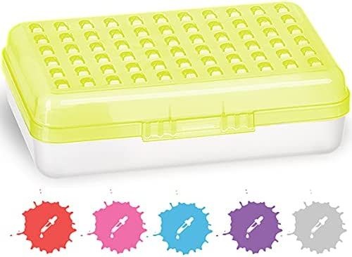 24 Pieces Assorted Color Dots Pencil Case, Green - Pencil Boxes & Pouches