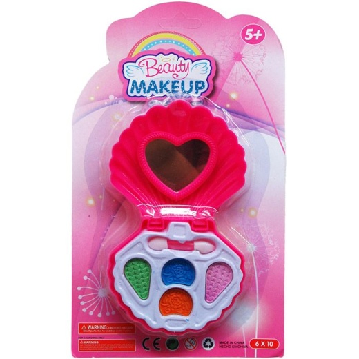 72 Pieces 6.5 Makeup Beauty Set On Blister Card - Girls Toys and Cosmetics