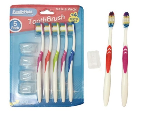 72 Pieces Toothbrushes 5 Piece Set - Toothbrushes And Toothpaste