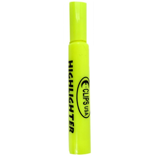 350 Pieces Highlighters, Pen Style, Fine Tip - Yellow Highlighter