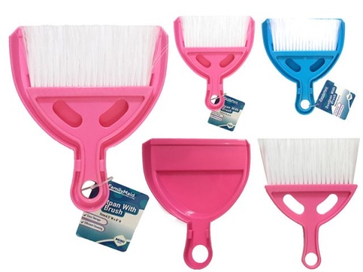 96 Pieces Dustpan with Brush - Dust Pans