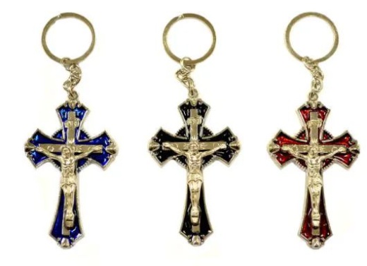 72 Pieces Crucifix Keychain - Key Chains
