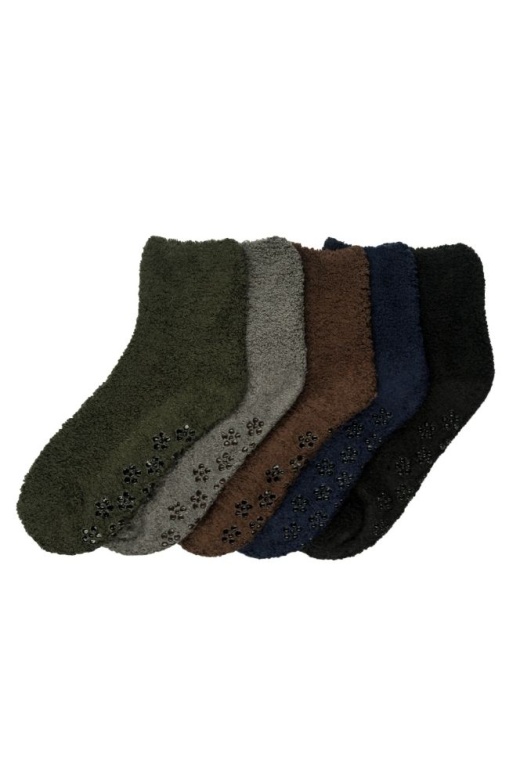 120 Pairs Women's Plush Soft Socks With Gripper Bottom Size 9-11 - Womens Fuzzy Socks