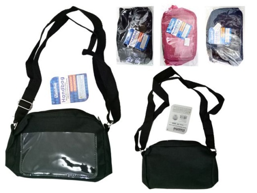 72 Pieces Crossbody Bag with Pocket and Gold Zipper - Shoulder Bags & Messenger Bags